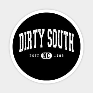 Dirty South North Carolina Arch Distressed Vintage print Magnet